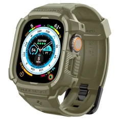 Чехол-ремешок Spigen Rugged Armor Pro для Apple Watch Ultra 49 mm Vintage Khaki (ACS05915)