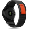 Ремінець Tech-Protect Nylon для Garmin Fenix 5 | 6 | 6 Pro | 7 Black Orange (9319456606751)