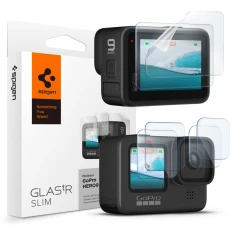 Захисне скло і плівка Spigen Glas.TR Slim Display Glass (2 PCS) | Lens Glass (2 PCS) | Large Display Film (2 PCS) для GoPro Hero 9 | 10 | 11 | 12 Clea