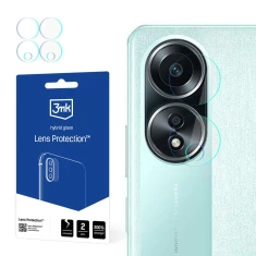 Захисне скло 3mk для камери Oppo A58 4G Lens Protection (4 pack) Transparent (3mk Lens Protection(1043)-0)