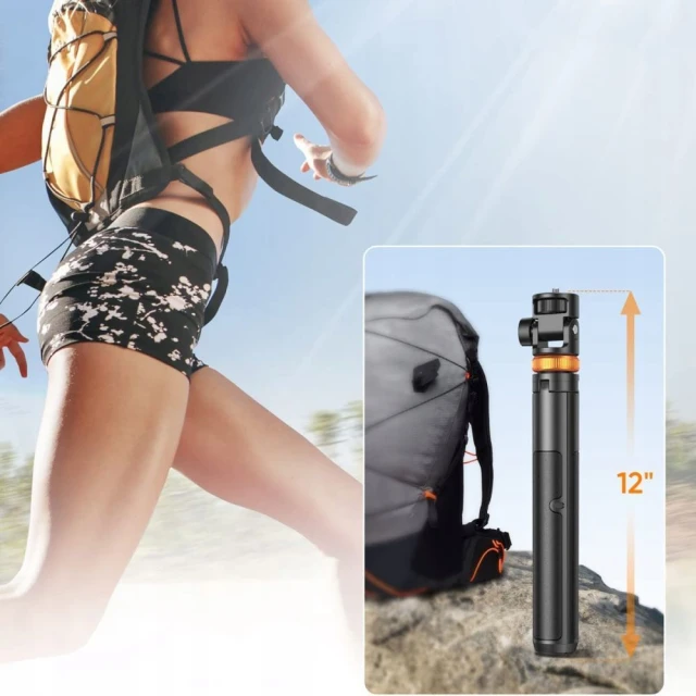 Універсальний штатив Tech-Protect L03S Bluetooth Selfie Stick Tripod White (5906203691180)