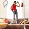 Універсальний штатив Tech-Protect L03S Bluetooth Selfie Stick Tripod White (5906203691180)