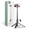 Универсальный штатив Tech-Protect L08S Bluetooth Selfie Stick Tripod Black (5906302308286)