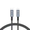Кабель Tech-Protect UltraBoost Max USB-C to USB-C 1 m Grey (5906302308989)
