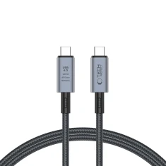 Кабель Tech-Protect UltraBoost Max USB-C to USB-C 1 m Grey (5906302308989)