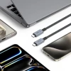 Кабель Tech-Protect UltraBoost Max USB-C to USB-C 1 m Grey (5906302308989)