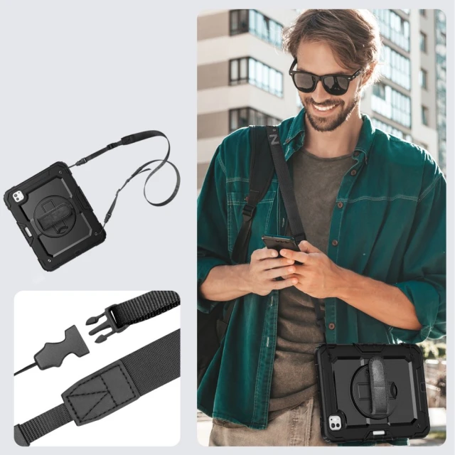 Чохол Tech-Protect Solid360 для iPad Pro 11 2024 5th Gen Black (5906302308521)
