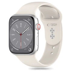 Ремінець Tech-Protect Silicone для Apple Watch 42 (10 series) | 41 | 40 | 38 mm Starlight (5906302310159)