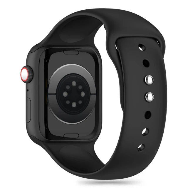 Ремінець Tech-Protect Silicone для Apple Watch 49 | 46 | 45 | 44 | 42 mm (1-3 series) Black (5906302303984)