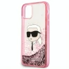 Чехол Karl Lagerfeld Glitter Karl Head для iPhone 11 | XR Pink (KLHCN61LNKHCP)