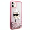 Чехол Karl Lagerfeld Glitter Karl Head для iPhone 11 | XR Pink (KLHCN61LNKHCP)