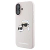 Чохол Karl Lagerfeld Silicone Karl & Choupette Head для iPhone 16 Plus Pink with MagSafe (KLHMP16MSKCHPPLP)