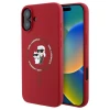 Чохол Karl Lagerfeld Silicone Karl & Choupette Ring для iPhone 16 Red with MagSafe (KLHMP16SSCMKCRHR)