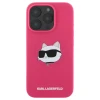 Чохол Karl Lagerfeld Silicone Choupette Head для iPhone 16 Pro Fuschia with MagSafe (KLHMP16LSCHPPLF)