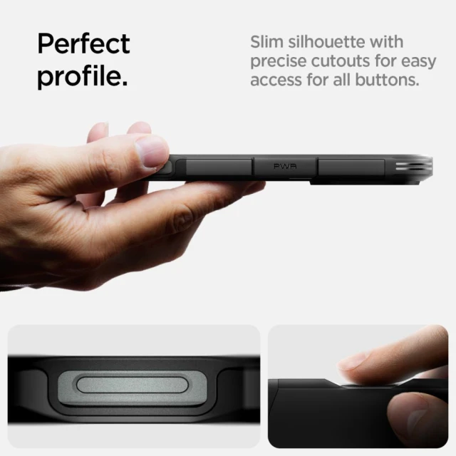 Чохол Spigen Tough Armor для iPhone 16 Pro Black with MagSafe (ACS08146)