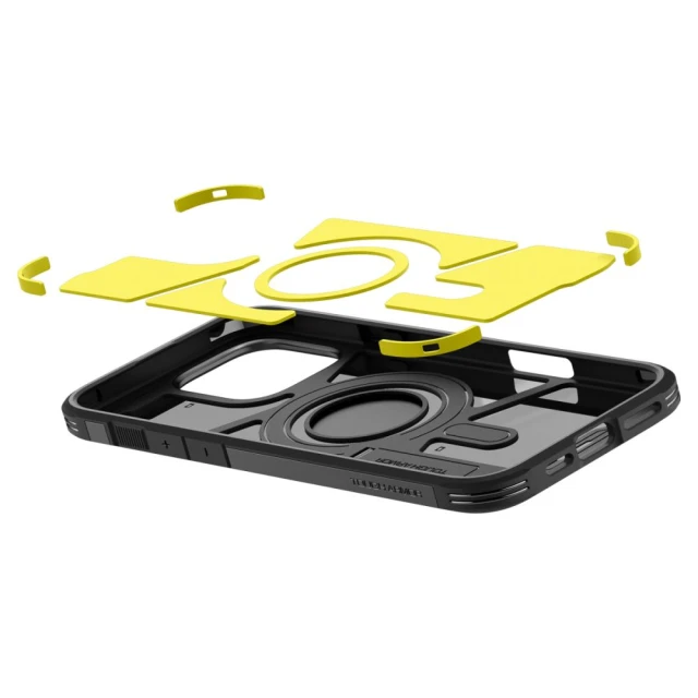 Чохол Spigen Tough Armor для iPhone 16 Pro Black with MagSafe (ACS08146)