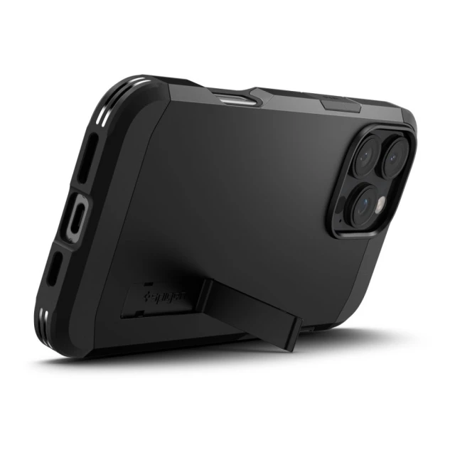 Чохол Spigen Tough Armor для iPhone 16 Pro Black with MagSafe (ACS08146)