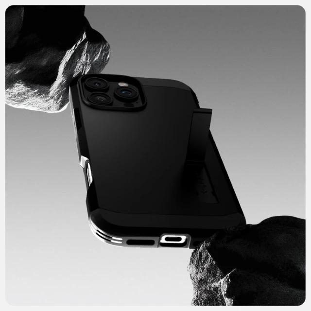 Чохол Spigen Tough Armor для iPhone 16 Pro Black with MagSafe (ACS08146)