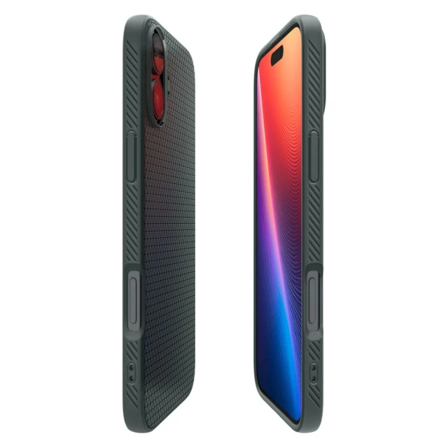 Чохол Spigen Liquid Air для iPhone 16 Abyss Green (ACS08196)