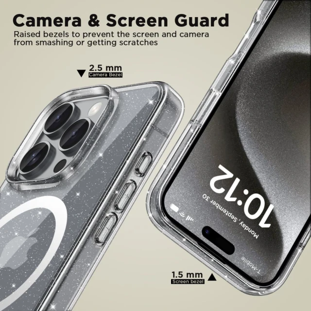 Чохол Tech-Protect FlexAir Hybrid для iPhone 16 Pro Glitter with MagSafe (5906302311446)