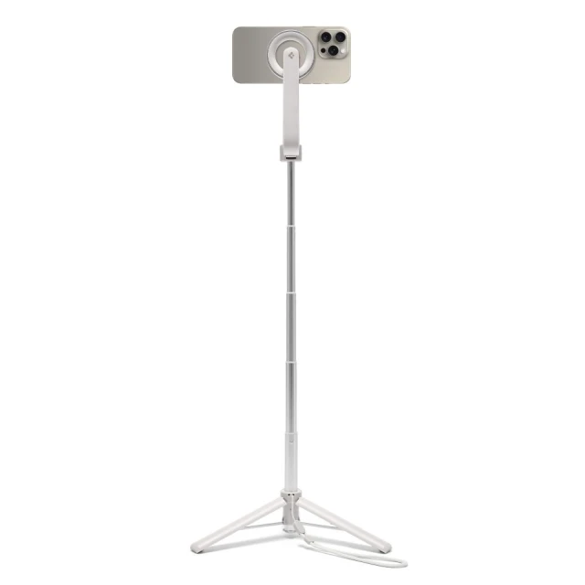 Універсальний штатив Spigen S571W Bluetooth Selfie Stick Tripod Dune Beige with MagSafe (AMP07657)