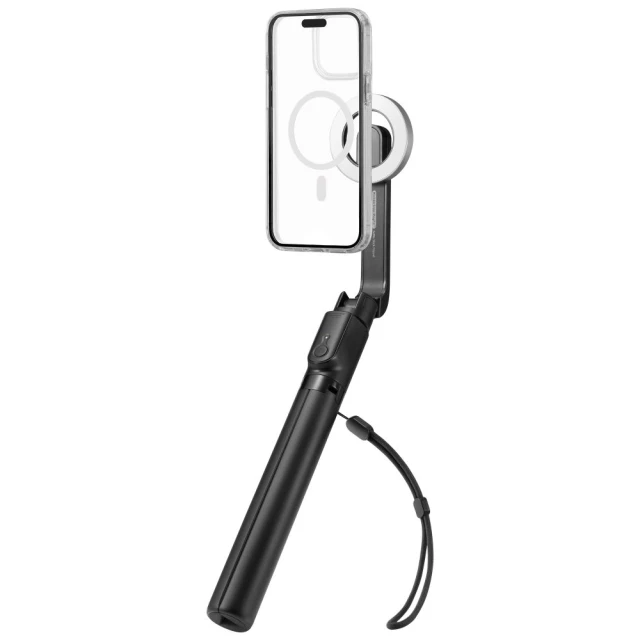 Универсальный штатив Spigen S580W Bluetooth Selfie Stick Long Tripod Black with MagSafe (AMP07659)