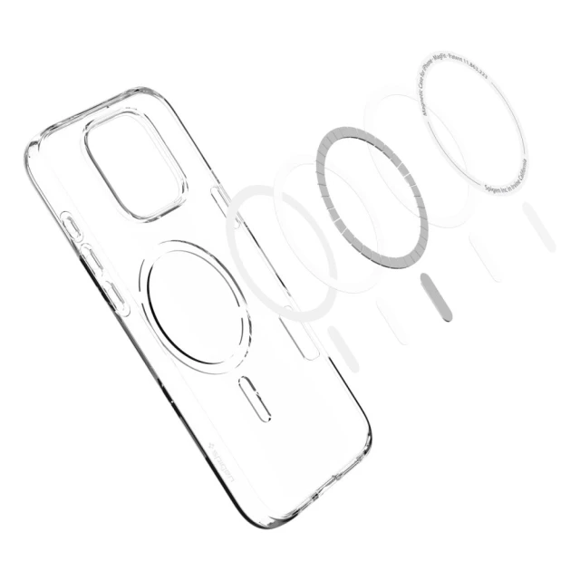 Чохол Spigen Liquid Crystal для iPhone 16 Pro Max Clear with MagSafe (ACS08387)