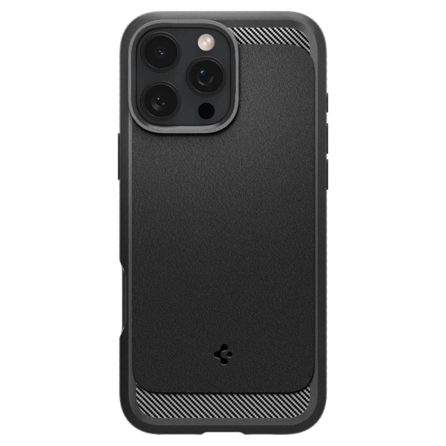Чохол Spigen Rugged Armor для iPhone 16 Pro Max Matte Black with MagSafe (ACS07986)