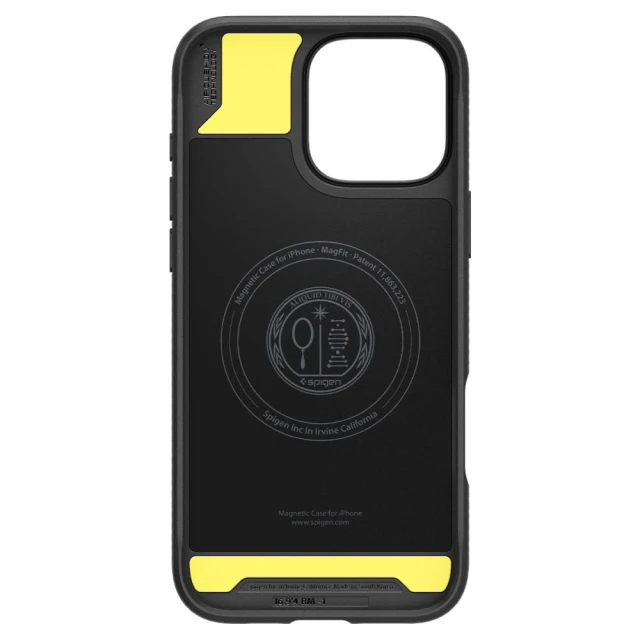 Чохол Spigen Rugged Armor для iPhone 16 Pro Max Matte Black with MagSafe (ACS07986)