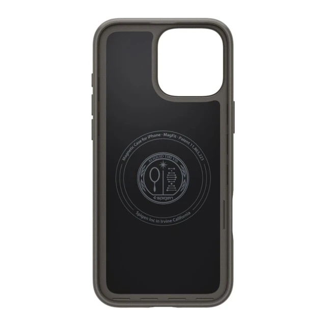 Чохол Spigen Thin Fit Mag для iPhone 16 Pro Max Gunmetal with MagSafe (ACS07979)