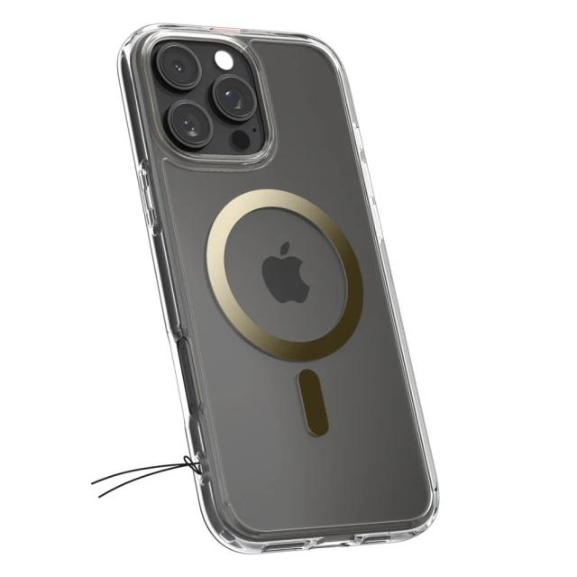 Чохол Spigen Ultra Hybrid для iPhone 16 Pro Gold with MagSafe (ACS08132)