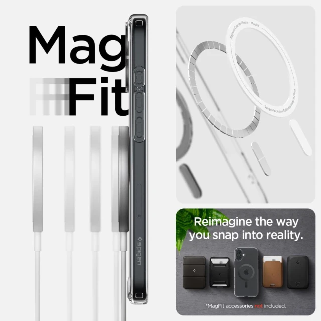 Чохол Spigen Ultra Hybrid для iPhone 16 Carbon Fiber with MagSafe (ACS08207)