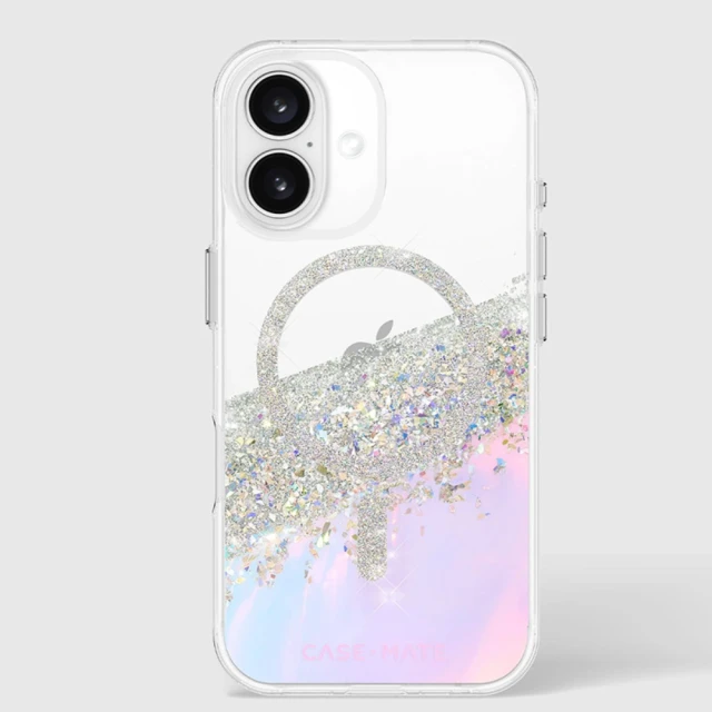 Чохол Case-Mate Karat для iPhone 16 Holographic Soap Bubble with MagSafe (CM054714)
