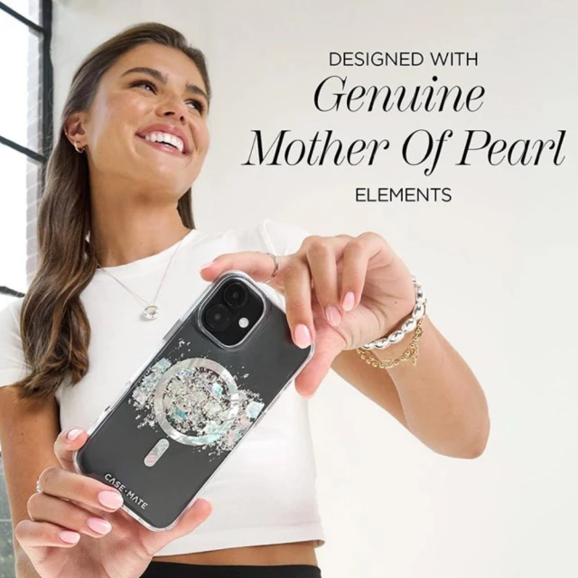 Чохол Case-Mate Karat для iPhone 16 Plus A Touch of Pearl with MagSafe (CM054378)