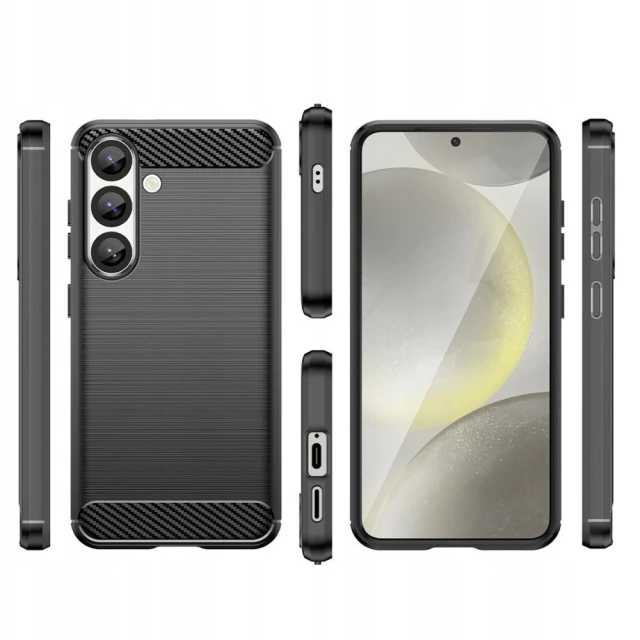 Чохол Hurtel Carbon Case для Xiaomi Redmi Note 14 Pro 4G Чорний (5907769378430)