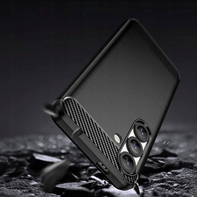 Чохол Hurtel Carbon Case для Xiaomi Redmi Note 14 Pro 4G Чорний (5907769378430)