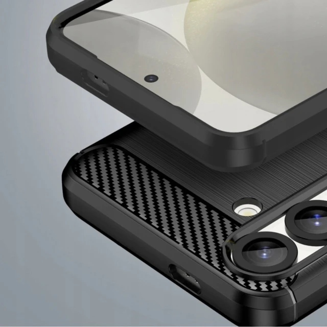 Чохол Hurtel Carbon Case для Xiaomi Redmi Note 14 Pro 4G Чорний (5907769378430)