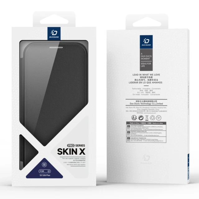 Чохол Dux Ducis Skin X Pro для Samsung Galaxy S26 Plus Чорний with MagSafe (6978943385314)