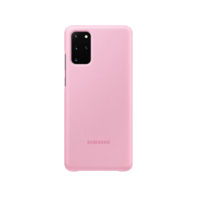 Чохол Samsung Clear View Cover для Samsung Galaxy S20 Plus Рожевий (EF-ZG985CPEGEU)