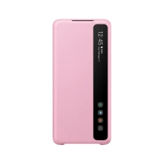Чохол Samsung Clear View Cover для Samsung Galaxy S20 Plus Рожевий (EF-ZG985CPEGEU)