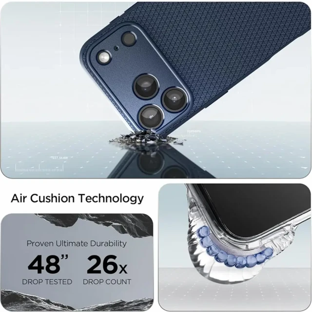 Чохол Spigen Liquid Air для iPhone 18 Pro Max | 17 Pro Max Navy