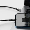 Кабель Baseus Rapid Series USB-C to M+L+C 20W 1.5m Black (CAMLT-SC01)