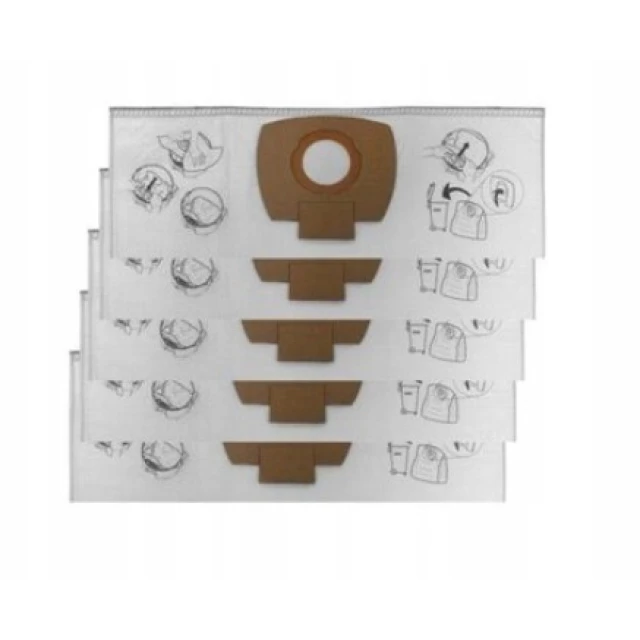 Мішки для пилу флізелінові Makita для VC2512L 5 шт (088381703550)