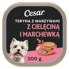 Вологий корм для собак Cesar паштет з телятиною 300 г (3065890156524)
