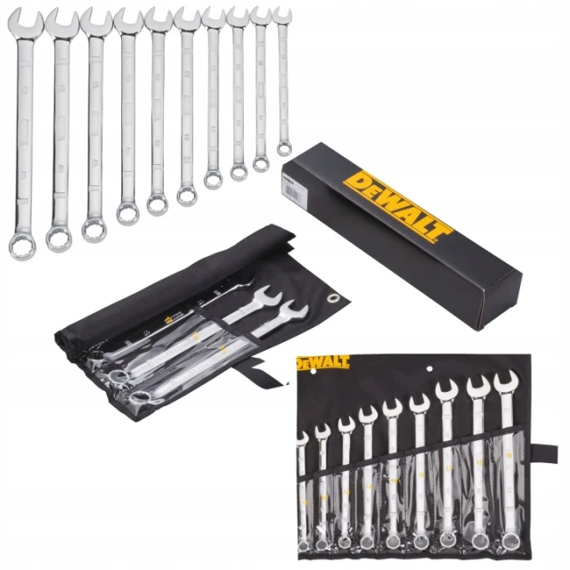 Набір ключів ріжково-накидних DeWALT 10 шт (3253561192272)