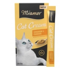 Паста для котів Miamor з куркою та сиром 90 г 6 шт x 15 г (4000158742995)
