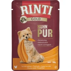 Вологий корм для собак Rinti Gold Pure з куркою 100 г 10 шт (4000158930019)
