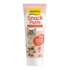 Паста для котів GimCat Snack HighProtein з лососем та тунцем 75 г (4002064422602)