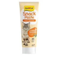 Паста для котів GimCat Snack HighProtein з куркою та котячою м'ятою 75 г (4002064422619)