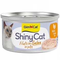Вологий корм для котів GimCat Shiny Cat з куркою 70 г (4002064430829)